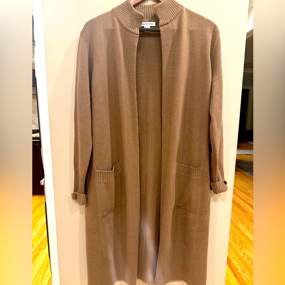 Athleta cashmere wrap sweater